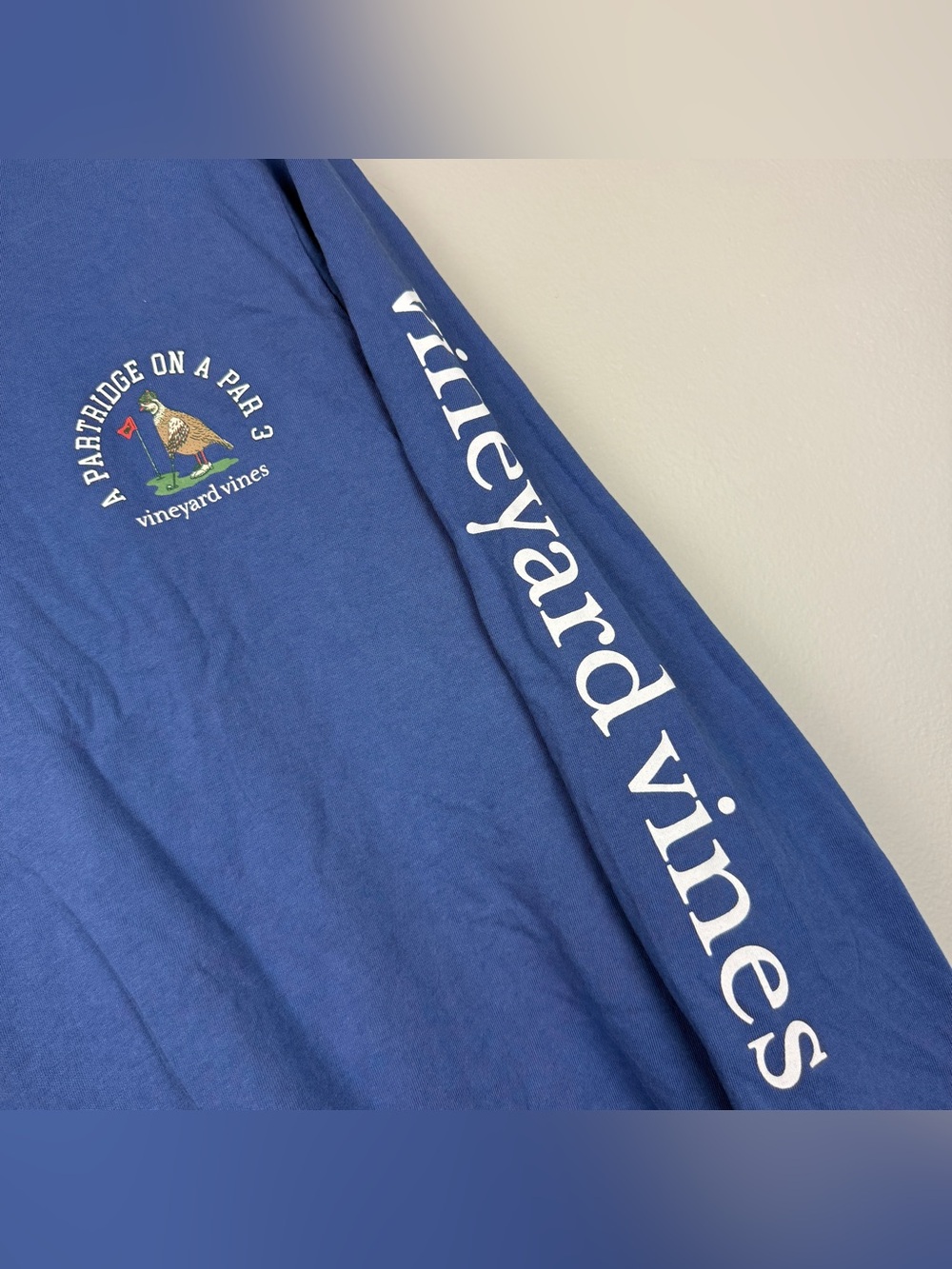 Vineyard Vines Partridge on a Par 3 Golf Graphic Long Sleeve Tee - Picture 4 of 5
